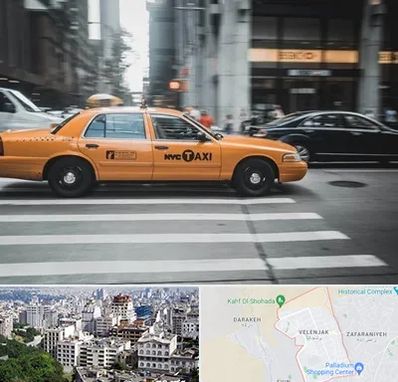 اجاره تاکسی با راننده در ولنجک 