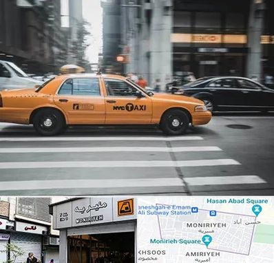 اجاره تاکسی با راننده در منیریه 