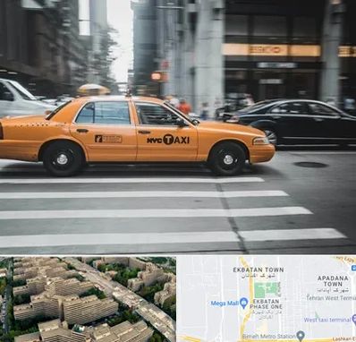 اجاره تاکسی با راننده در اکباتان 