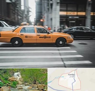 اجاره تاکسی با راننده در کردان