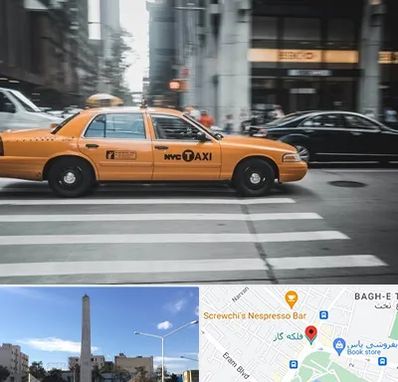 اجاره تاکسی با راننده در فلکه گاز شیراز