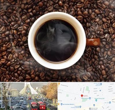 فروشگاه قهوه در خیابان آزادی 