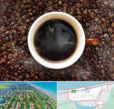 فروشگاه قهوه در نور