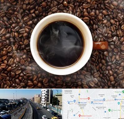 فروشگاه قهوه در پیروزی 