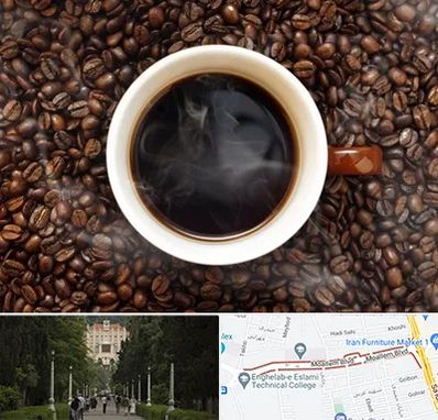 فروشگاه قهوه در بلوار معلم رشت 