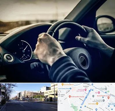 اجاره ماشین با راننده در خیابان ملاصدرا شیراز