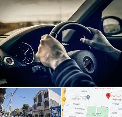 اجاره ماشین با راننده در افسریه 