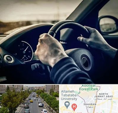 اجاره ماشین با راننده در شهران 