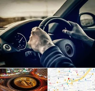 اجاره ماشین با راننده در میدان ولیعصر 