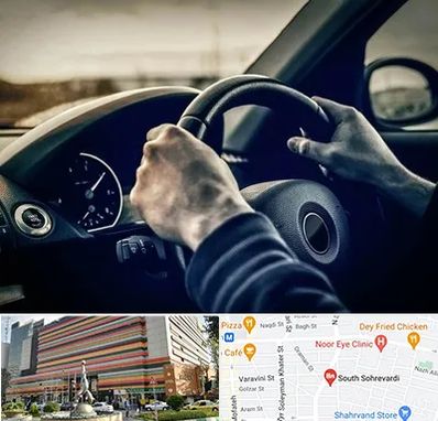 اجاره ماشین با راننده در سهروردی 