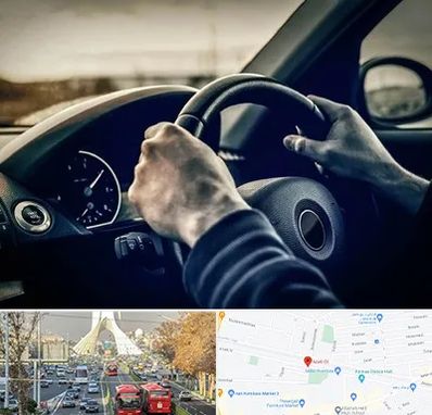 اجاره ماشین با راننده در خیابان آزادی 