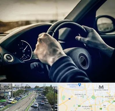 اجاره ماشین با راننده در جنوب تهران 