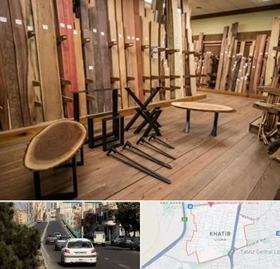 چوب فروشی در خطیب تبریز