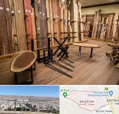 چوب فروشی در شهرک گلستان شیراز