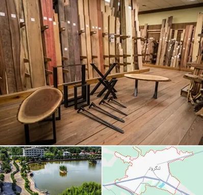 چوب فروشی در لنگرود