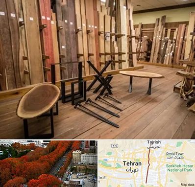 چوب فروشی در ولیعصر 