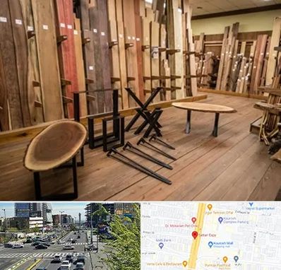 چوب فروشی در ستاری 