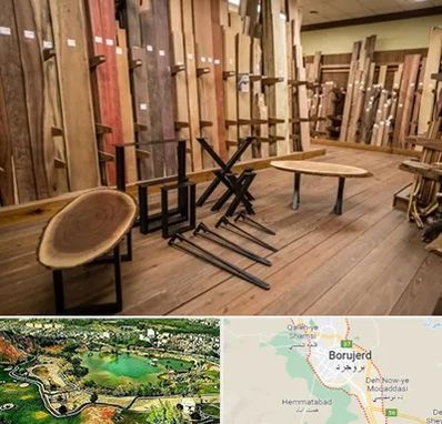 چوب فروشی در بروجرد