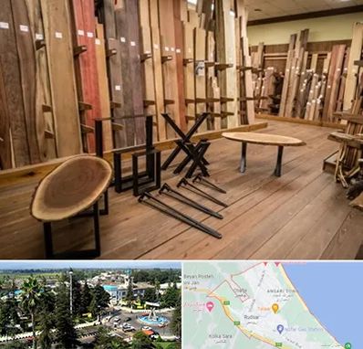 چوب فروشی در رودسر