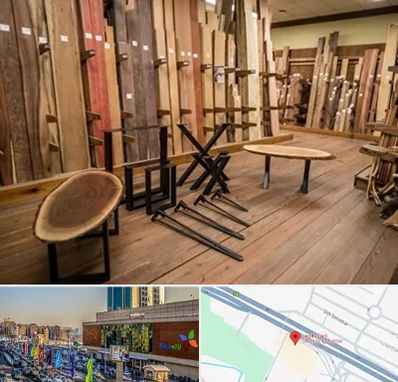 چوب فروشی در لاله پارک تبریز