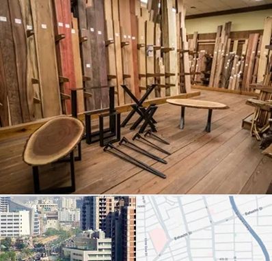 چوب فروشی در خیابان بهشتی