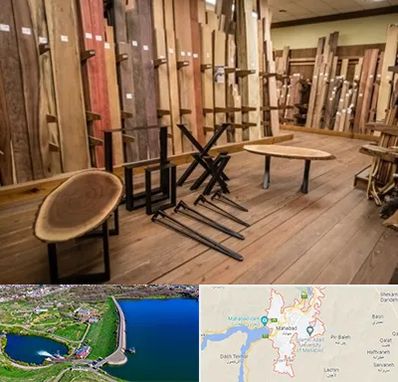 چوب فروشی در مهاباد