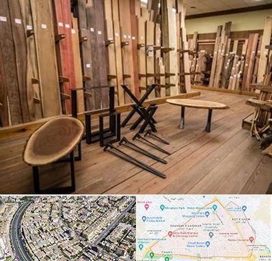 چوب فروشی در شهرک غرب مشهد