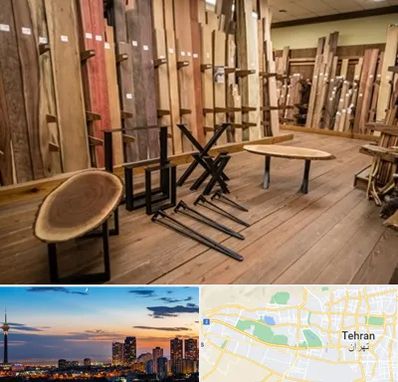 چوب فروشی در غرب تهران 