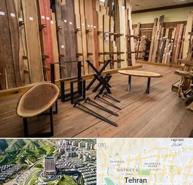 چوب فروشی در شمال تهران 