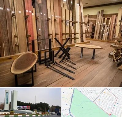 چوب فروشی در بلوار فلسیطین مشهد