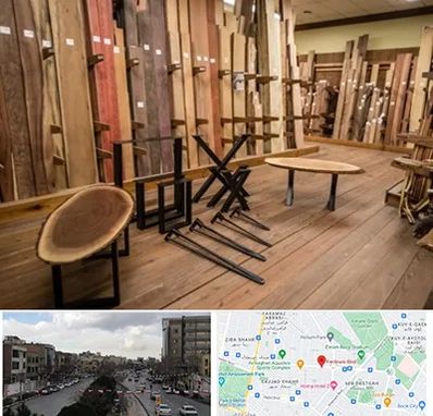 چوب فروشی در بلوار فردوسی مشهد 