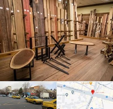 چوب فروشی در شهناز تبریز