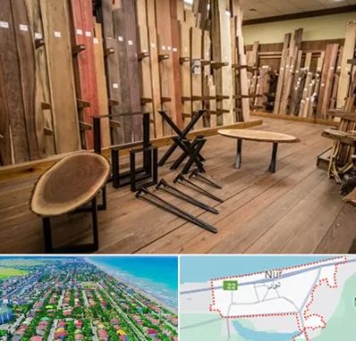 چوب فروشی در نور