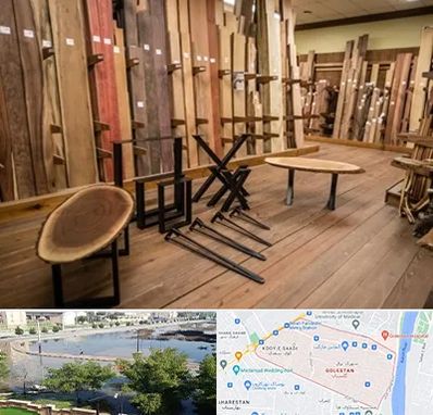 چوب فروشی در گلستان اهواز 