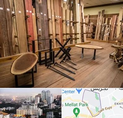 چوب فروشی در الهیه 