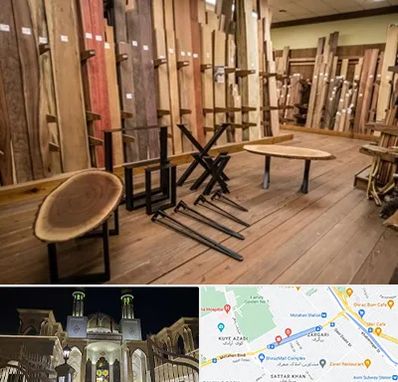 چوب فروشی در زرگری شیراز