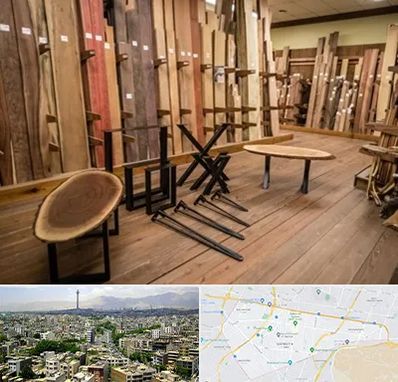 چوب فروشی در منطقه 8 تهران 