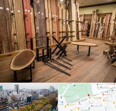 چوب فروشی در بلوار کشاورز 