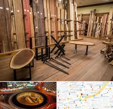 چوب فروشی در میدان ولیعصر 