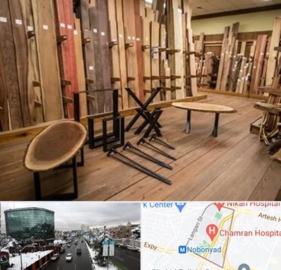 چوب فروشی در اقدسیه 