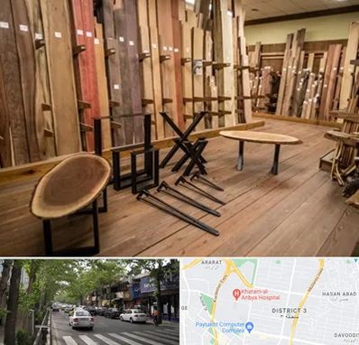 چوب فروشی در ظفر 