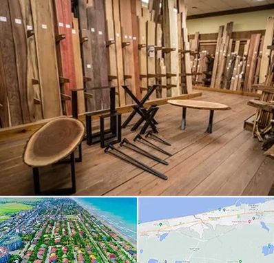 چوب فروشی در فریدونکنار