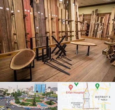 چوب فروشی در ونک 