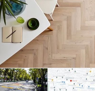 کفپوش چوبی در میرداماد 