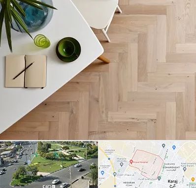 کفپوش چوبی در شاهین ویلا کرج