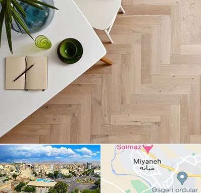 کفپوش چوبی در میانه