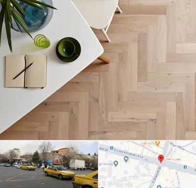 کفپوش چوبی در شهناز تبریز