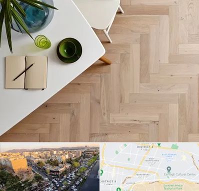 کفپوش چوبی در تهرانپارس 