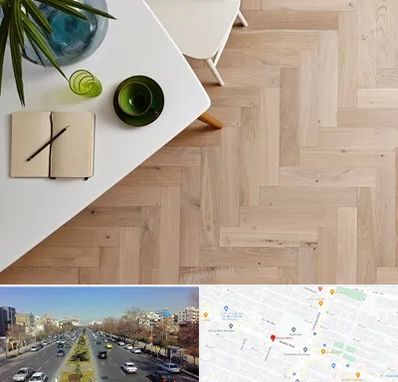 کفپوش چوبی در بلوار معلم مشهد 