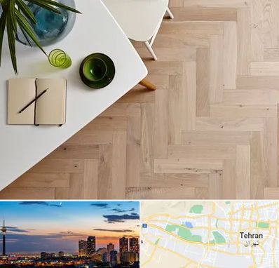 کفپوش چوبی در غرب تهران 